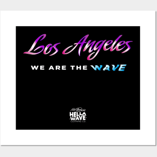 Los Angeles We Are The Wave Posters and Art